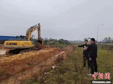 土地提质改造旱改田。袁新京 摄 “谋腾盘省“四字法创出湖南益阳土地管理经
